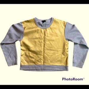 J Crew Gold and gray sweatshirt L